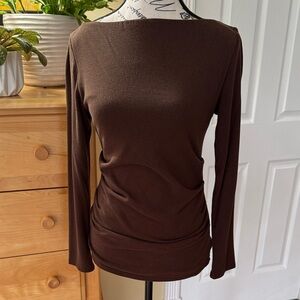 OGL Chocolate Brown Women's Blouse